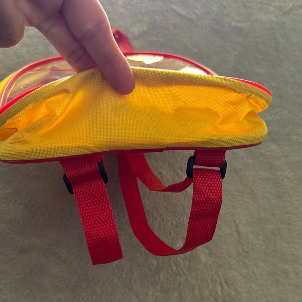 Harry Potter Gryffindor Kids Mini Backpack – Clear Front School Bag Red Yellow